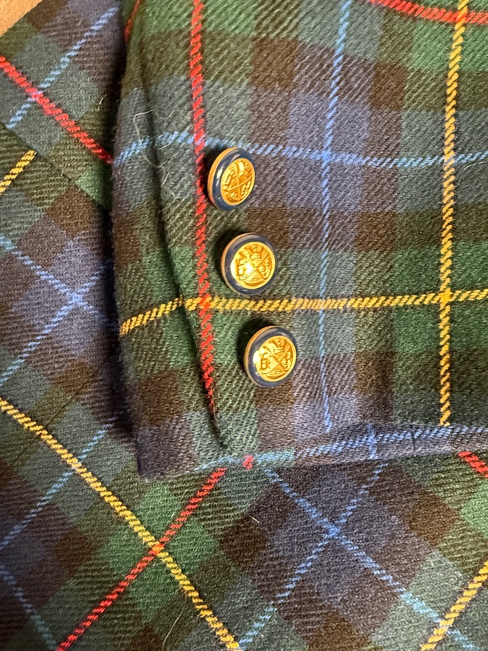Pendleton Authentic Smith Scottish Tartan Wool Blazer - Picture 3 of 8